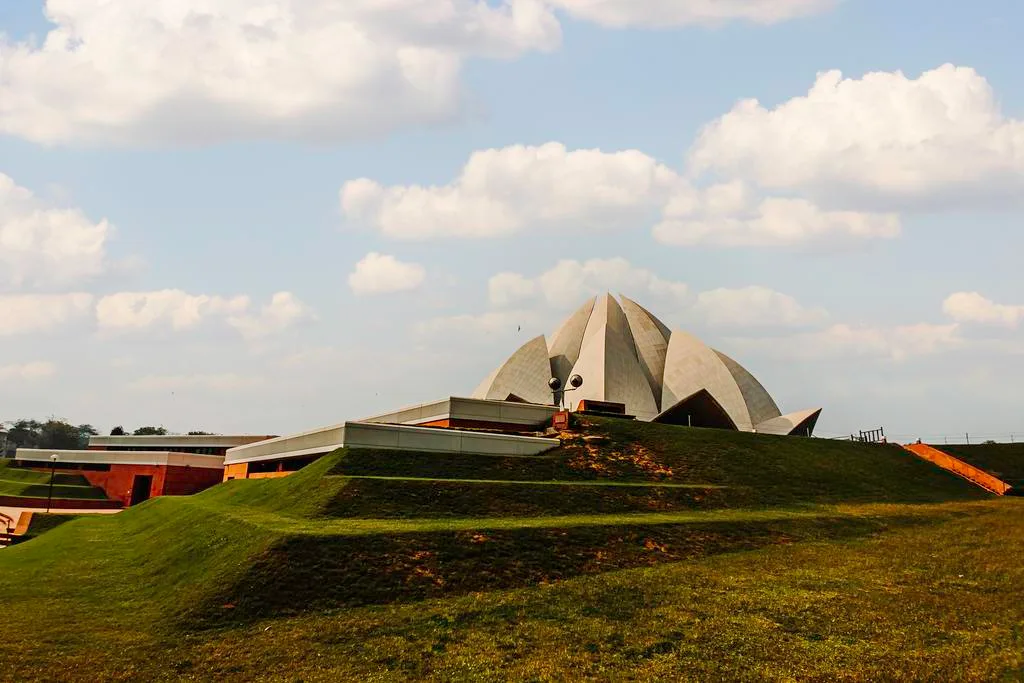 Lotus Temple Lawn
