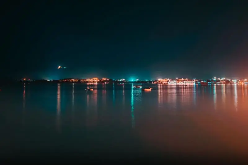 Night Lights on the Lake
