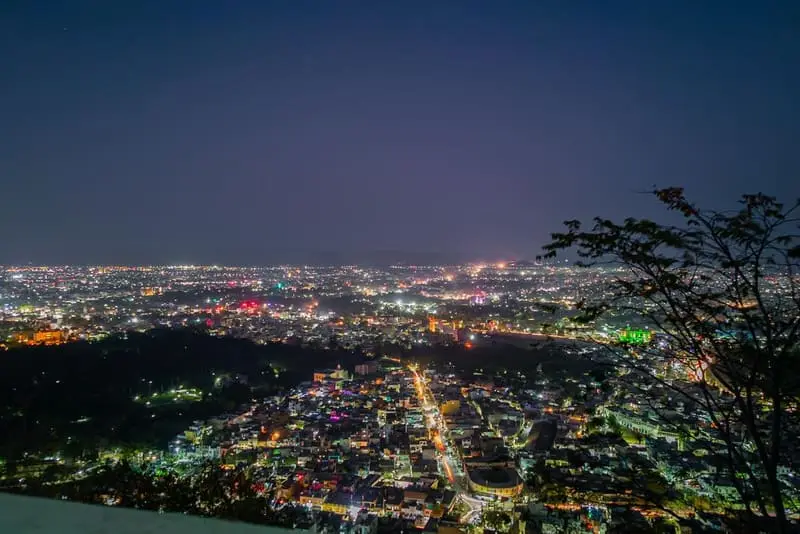 City Lights from Above