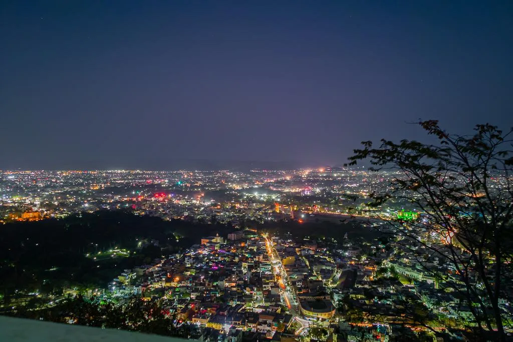 City Lights from Above