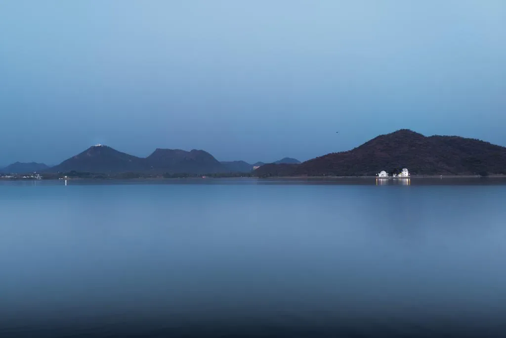 Blue Morning Lake